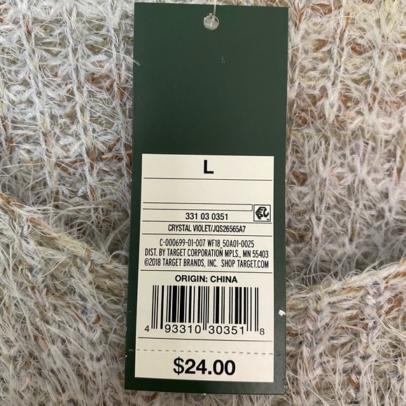 NWT Wild Fable Fuzzy Sweater - Sz L - Picture 3 of 4